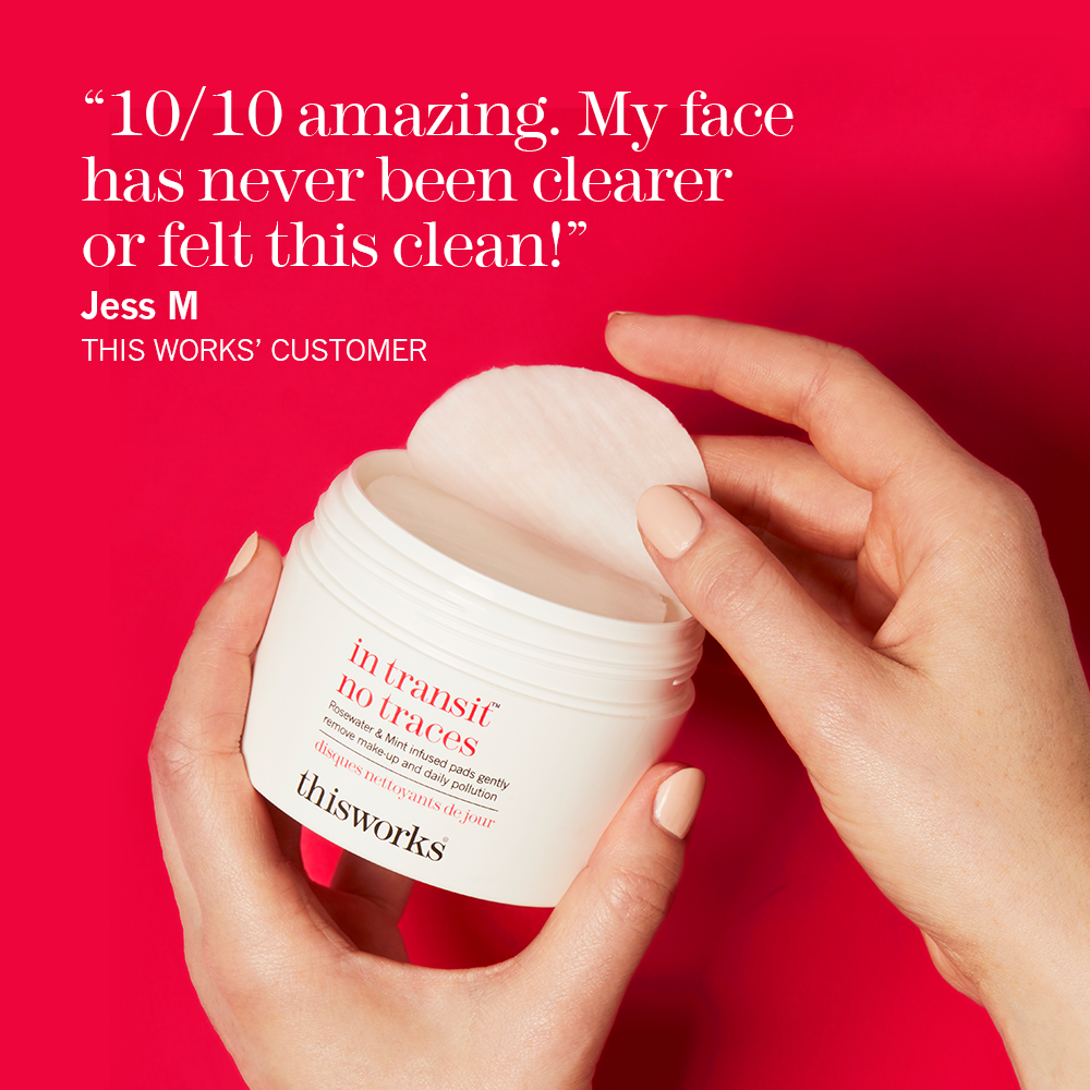 Cleansing top face pads