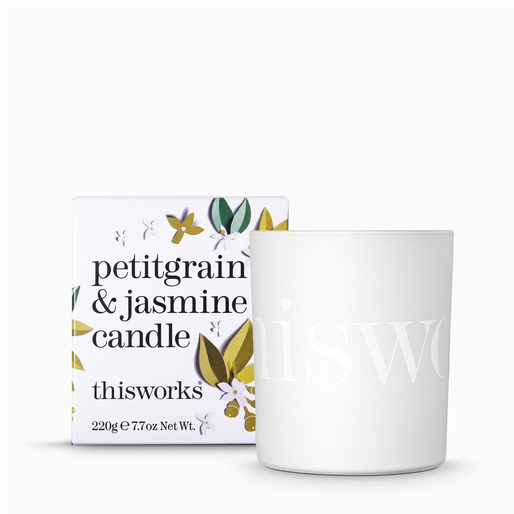 petitgrain & jasmine candle gift