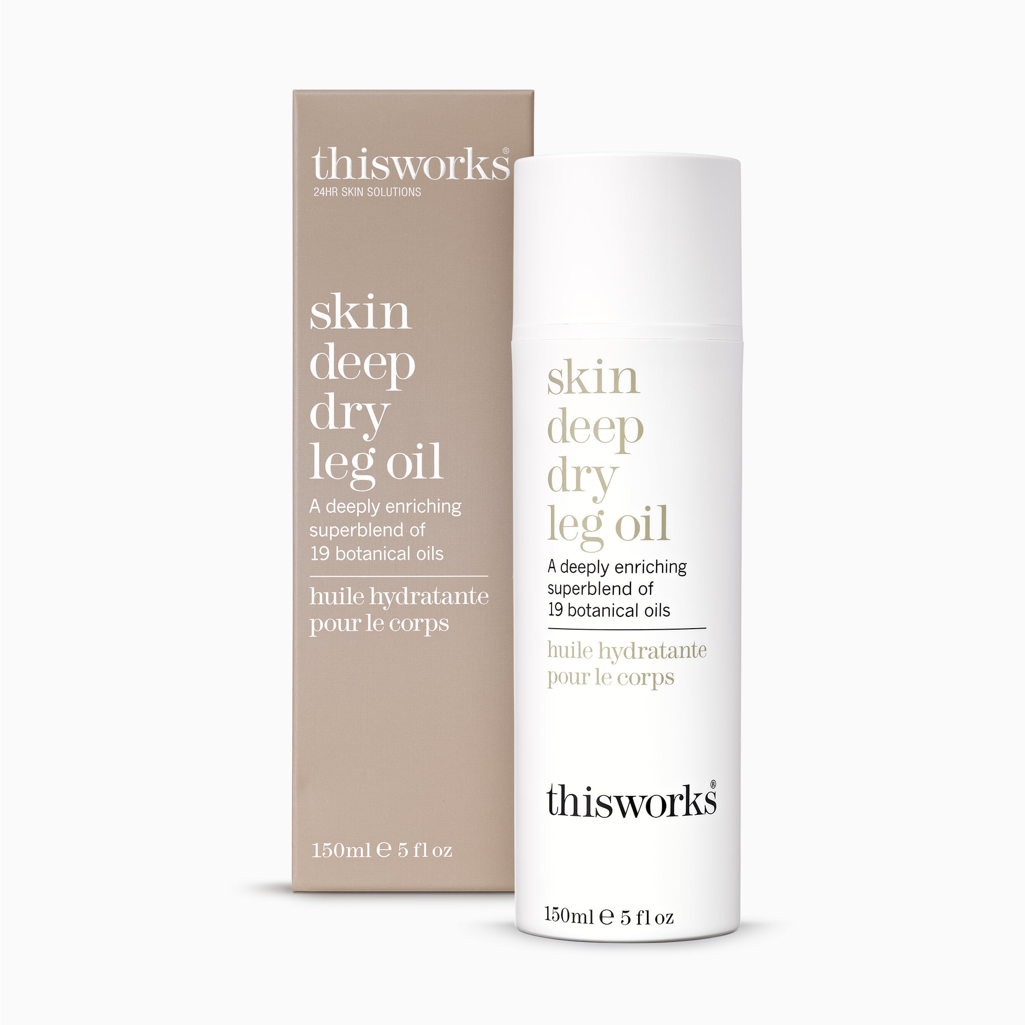 skin deep dry leg oil