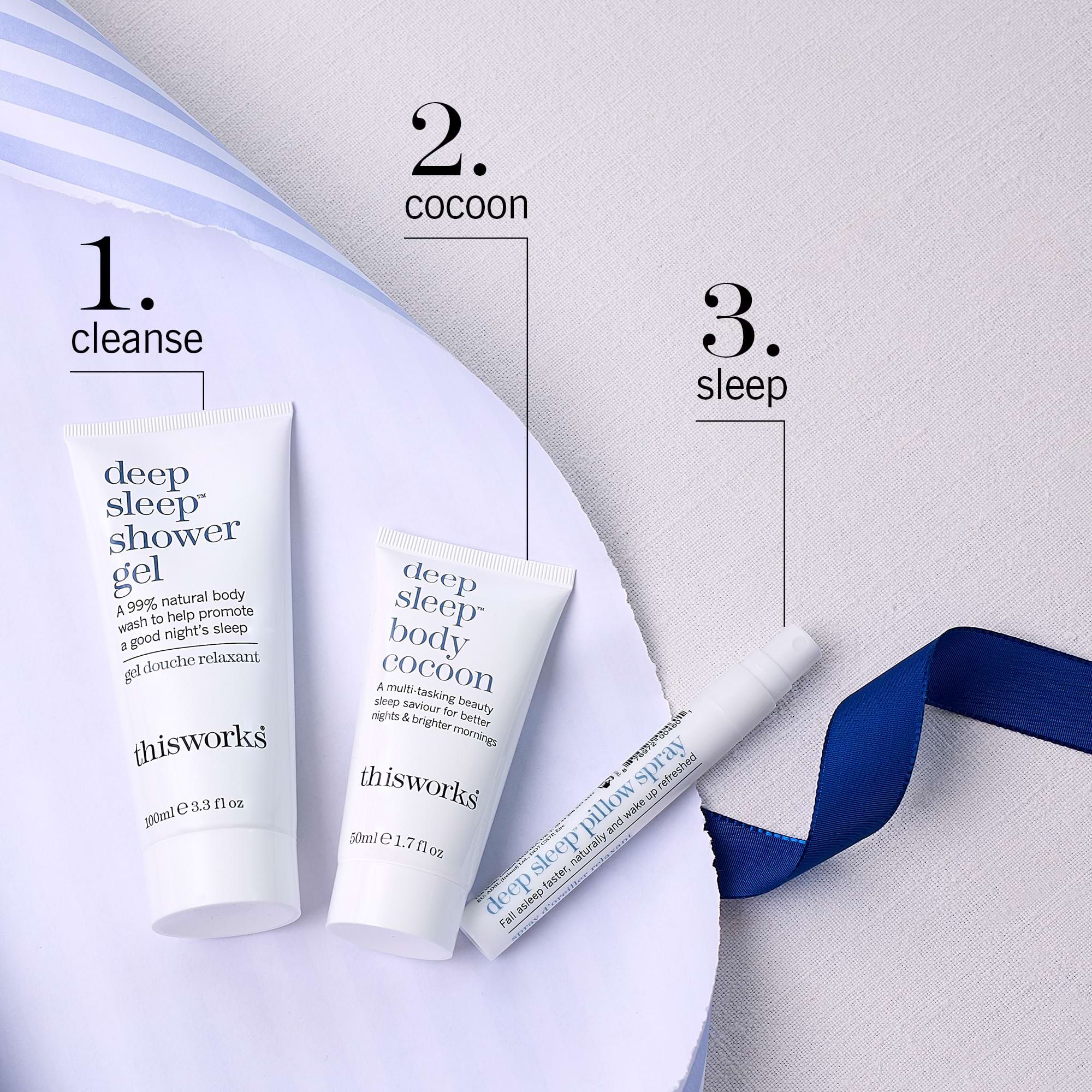 sleep retreat trio gift set